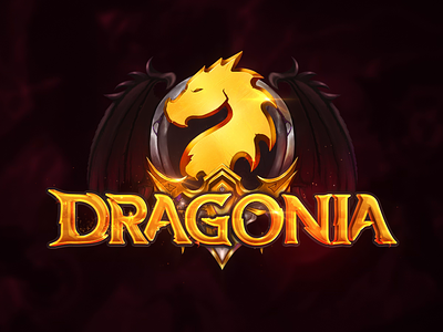 Fantasy Game Logo - Dragonia ❤️‍🔥 animated fantasy logo crypto design dragon dragonic fantastic fantasy fire game gaming logo metin2 mmorgp muonline nft