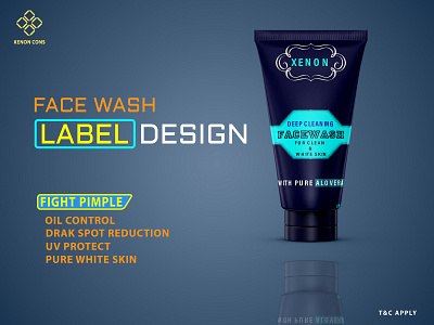 Top quality Cosmetic label design