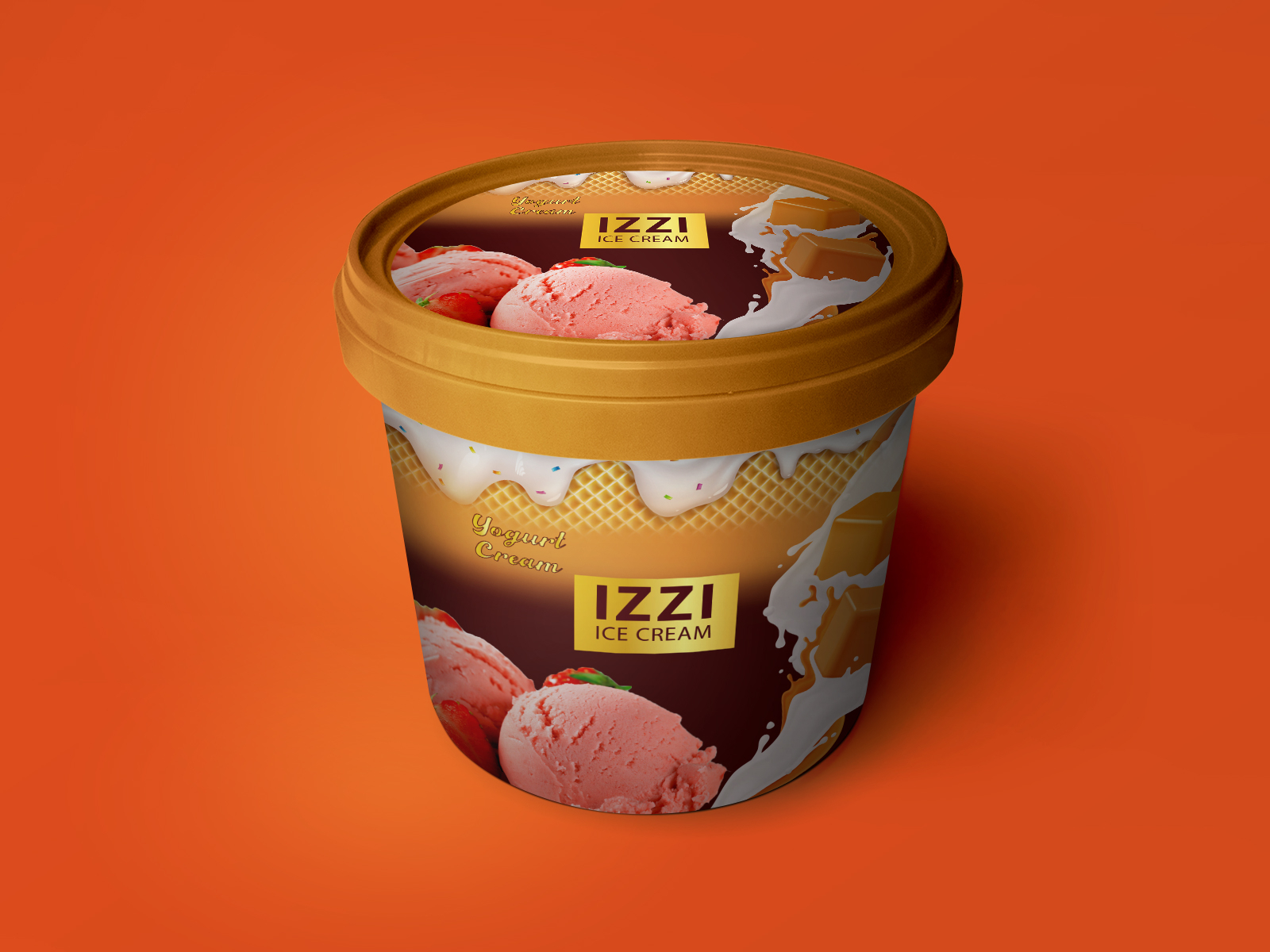 Ice Cream Cup Design By Mamaun Abdullah On Dribbble 8380