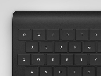 Keyboard shading test apple black keyboard photorealism photorealistic