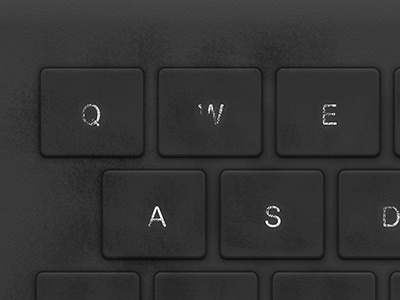 Filthy keyboard buttons dirt filty keyboard photorealism photorealistic skeu skeumorphic skeumorphism