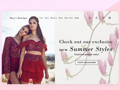 Fashion Boutique Landing Page