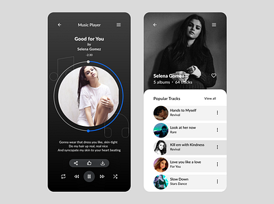 Music Player app dailyui dailyui009 dailyuichallenge design minimal music musicapp musicplayer ui ux web