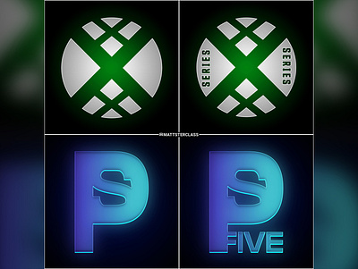Xbox Series X & PlayStation 5 Monograms branding gaming logo logos mattsterclass mongram playstation playstation 5 ps5 xbox xbox series x