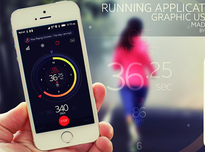 Running App Design (GUI) app design illustration running app ui ui design ux ux design vector