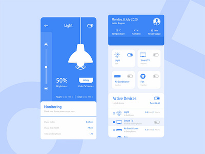 Home Light App app blue clean clean design clean ui futuristic home house lightning lightning app uiux ux