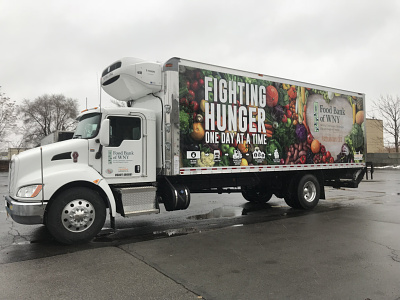 Food Distribution Truck Rebrand branding branding and identity buffalo ny design illustration rebrand typography