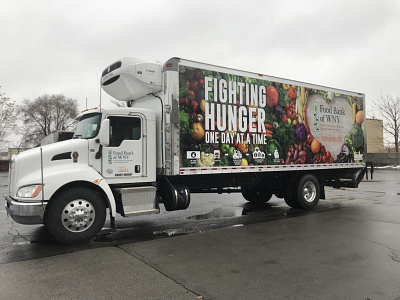 Food Distribution Truck Rebrand branding branding and identity buffalo ny design illustration rebrand typography