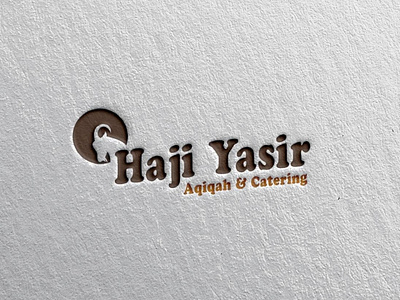 Haji Yasir Aqiqah & Catering logo logodesign mockup