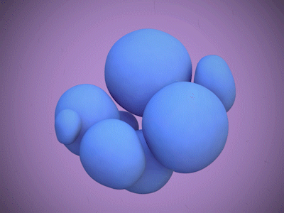 Soft body Swirl animatedgif animation cinema 4d cinema4d clayrender dough freelancer motion design motiongraphics softbody