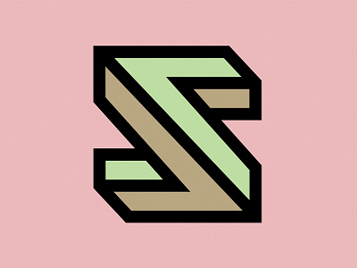 Type Tuesday "Z" 3d icon isometric logo typography
