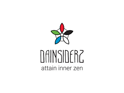 DAINSIDERZ Logo Design colors five elements of life flat logodesign simple