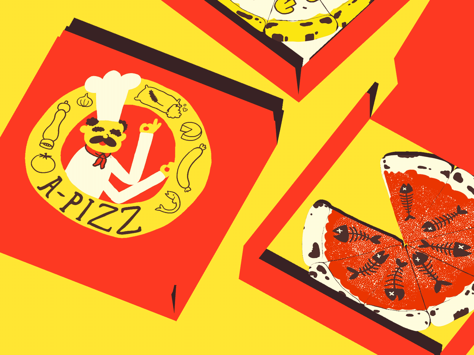 12 Pizza Pie by Jonny Mowat on Dribbble