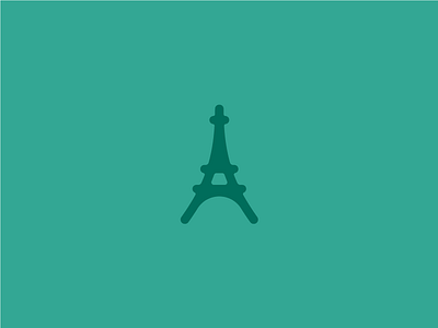 Eiffel eiffel france icon illustration logo tangents