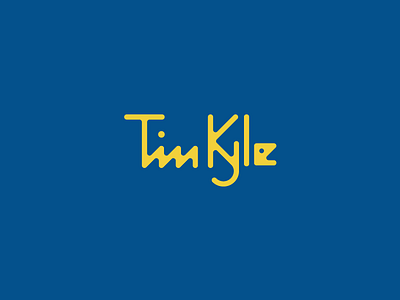 Tim Kyle - Concept curves logo type