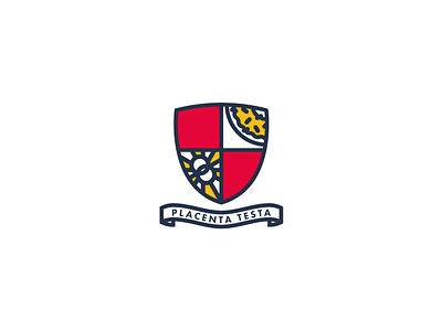 The J. D. Mowat School of Love - Crest branding crest design dumb logo thick lines vector