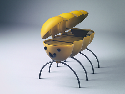 Beehive4Kidz 3d 3d model bee beehive cinema 4d cute industrial design product design
