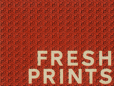 'Fresh Prints' Pattern design pattern print design printing retro screen printing texture vector