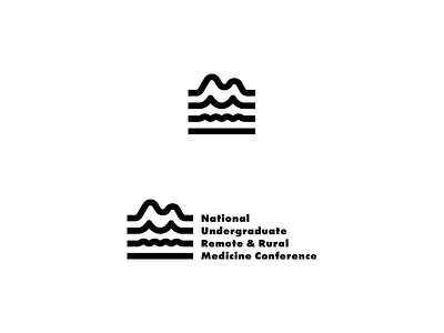 NURRMC Branding - Logo - (1/3) branding futura geometry logo logo design logomark natre thick lines