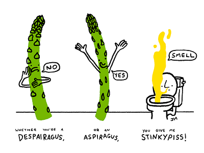 Asparagi asparagus cartoon cartoonist comic editorial illustration funny illustration joke lol webcomic