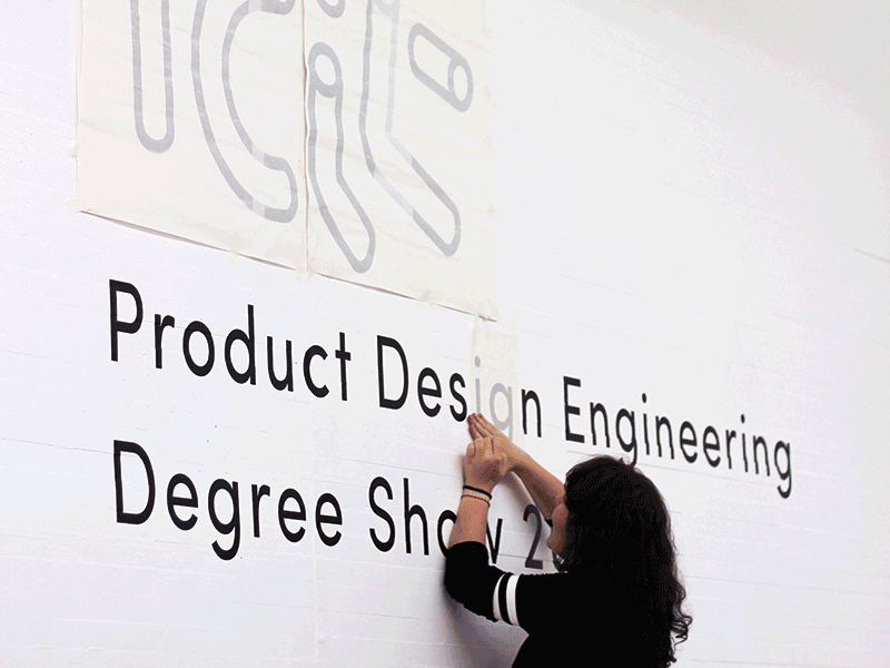 Product Design Engineering Degree Show 2017 - Vinyls branding degree show glasgow product design sticker vinyls wall vinyl