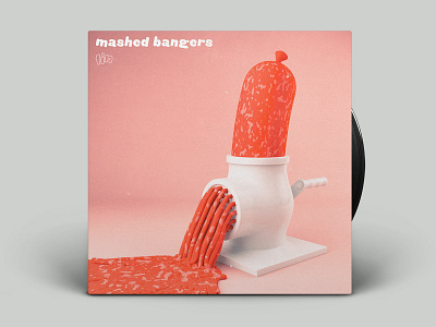 Mashed Bangers - Fin; Album Artwork 3d 3d art album art artwork c4d cinema 4d music sausage