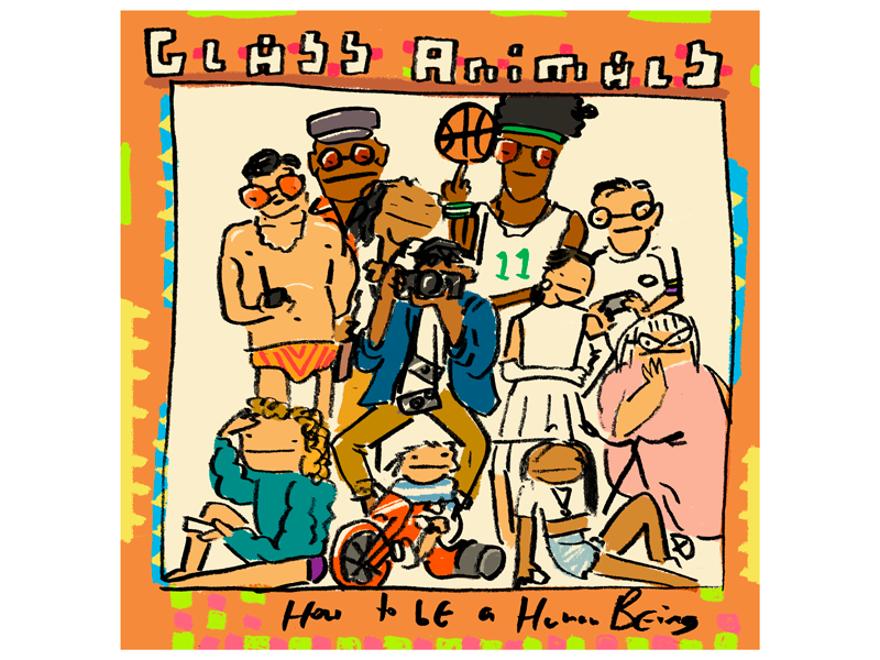 How To Be A Human Being Glass Animals MM Aug17 by Jonny Mowat on Dribbble