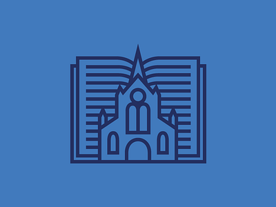 Glasgow Cathedral Icon/Illustration cathedral glasgow icon illustration line logo thick