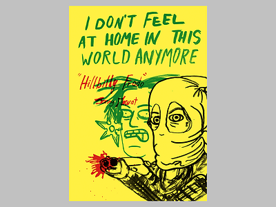 13/52: I Don't Feel At Home In This World Anymore cartoon elijah wood fan poster illustration movie poster