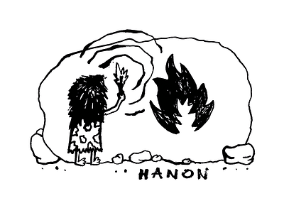 Caveman Painting - HANON x Jonny Mowat Stuff