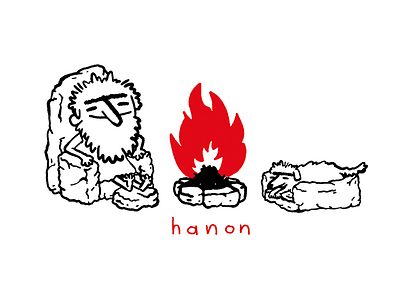 Caveman & Dog - HANON x Jonny Mowat Stuff