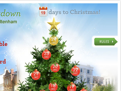 Cheltenham Countdown advent calendar community website