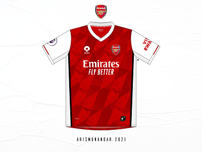 Arsenal Fantasy Kit Home 2020-2021 art branding design graphic design illustration illustrator logo vector