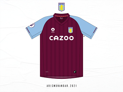 Aston Villa Fantasy Kit Home 2020-2021 art design graphic design illustration illustrator logo vector