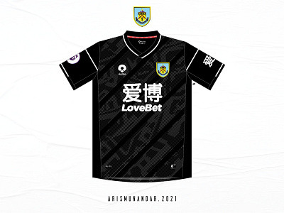 Burnley Fantasy Kit Away 2020-2021 art design graphic design illustration illustrator logo vector