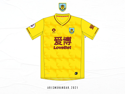 Burnley Fantasy Kit Third 2020-2021 art branding design graphic design illustration illustrator logo vector