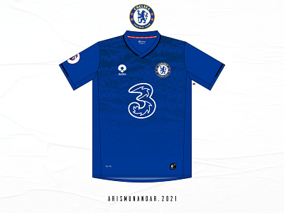 Chelsea Fantasy Kit Home 2020-2021 art design graphic design illustration illustrator logo vector