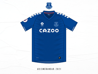 Everton Fantasy Kit Home 2020-2021 animation art branding clean design graphic design illustration illustrator logo vector