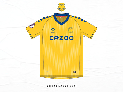 Everton Fantasy Kit Away 2020-2021 animation art branding clean design flat graphic design illustration illustrator logo vector