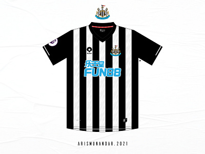 Newcastle United Fantasy Kit Home 2020-2021 animation app art branding clean design graphic design illustration illustrator logo vector