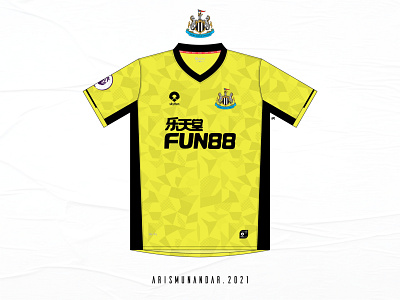 Newcastle United Fantasy Kit Away 2020-2021 animation app art branding clean design graphic design illustration illustrator logo vector