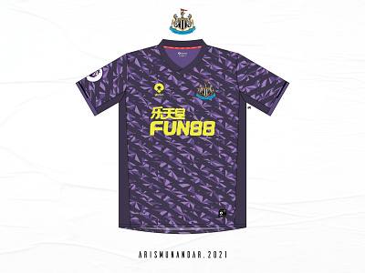 Newcastle United Fantasy Kit Third 2020-2021 animation app art branding clean design graphic design illustration illustrator logo vector