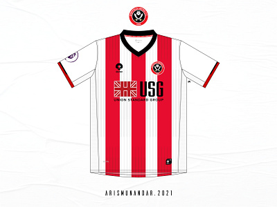 Sheffield United Fantasy Kit Home 2020-2021 animation app art branding clean design flat graphic design illustration illustrator logo vector