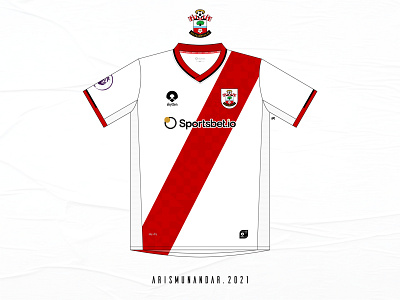 Southampton Fantasy Kit Third 2020-2021 animation app art branding clean design graphic design illustration illustrator logo vector