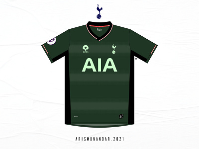 Tottenham Hotspur Fantasy Kit Away 2020-2021 animation app art branding clean design graphic design illustration illustrator logo vector