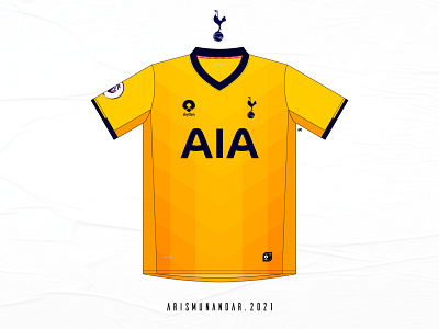 Tottenham Hotspur Fantasy Kit Third 2020-2021 animation app art branding clean design flat graphic design illustration illustrator logo typography ui ux vector