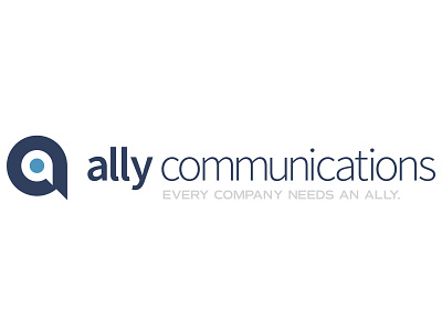 Ally Communications Branding branding design icon illustration logo typography vector