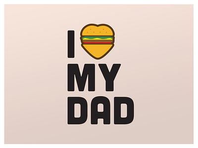 Burger church dad day fathers hamburger heart love tattoo temporary