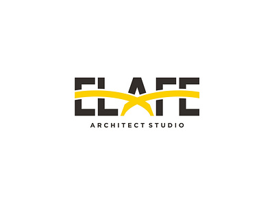 ELAFE - Architect Studio architect branding creative design fiverr freelance graphic design illustration lettering logo minimalist modern monogram typography vector