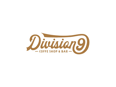 Division 9 - Coffee Shop & Bar bar beans branding cafe coffee coffee shop design graphic design illustration lettering logo monogram typography ui